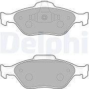 LP1729 Sada brzdových platničiek kotúčovej brzdy DELPHI