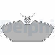 LP1744 Sada brzdových platničiek kotúčovej brzdy DELPHI