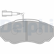 LP1750 Sada brzdových platničiek kotúčovej brzdy DELPHI