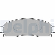LP1757 Sada brzdových platničiek kotúčovej brzdy DELPHI