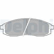 LP1759 Sada brzdových platničiek kotúčovej brzdy DELPHI