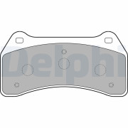 LP1770 Sada brzdových platničiek kotúčovej brzdy DELPHI