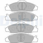LP1817 Sada brzdových platničiek kotúčovej brzdy DELPHI