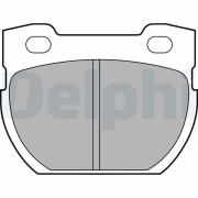 LP1847 Sada brzdových platničiek kotúčovej brzdy DELPHI