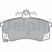LP1889 Sada brzdových platničiek kotúčovej brzdy DELPHI