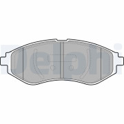 LP1895 Sada brzdových platničiek kotúčovej brzdy DELPHI