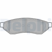 LP1946 Sada brzdových platničiek kotúčovej brzdy DELPHI