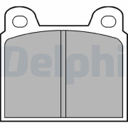 LP20 Sada brzdových platničiek kotúčovej brzdy DELPHI