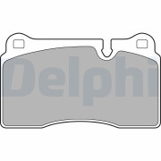 LP2009 Sada brzdových platničiek kotúčovej brzdy DELPHI