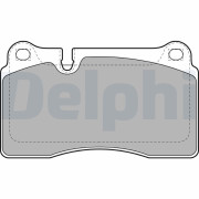 LP2012 Sada brzdových platničiek kotúčovej brzdy DELPHI