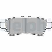 LP2016 Sada brzdových platničiek kotúčovej brzdy DELPHI