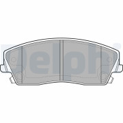 LP2034 Sada brzdových platničiek kotúčovej brzdy DELPHI