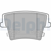 LP2035 Sada brzdových platničiek kotúčovej brzdy DELPHI