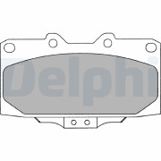 LP2044 Sada brzdových platničiek kotúčovej brzdy DELPHI