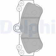 LP2057 Sada brzdových platničiek kotúčovej brzdy DELPHI