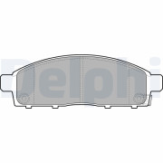 LP2074 Sada brzdových platničiek kotúčovej brzdy DELPHI