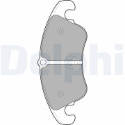 LP2077 Sada brzdových platničiek kotúčovej brzdy DELPHI