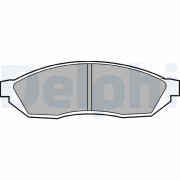 LP208 Sada brzdových platničiek kotúčovej brzdy DELPHI