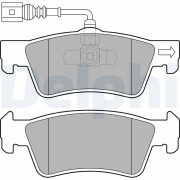LP2087 Sada brzdových platničiek kotúčovej brzdy DELPHI