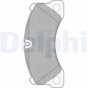 LP2117 Sada brzdových platničiek kotúčovej brzdy DELPHI