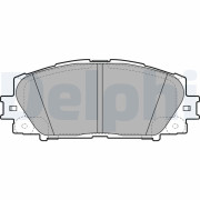 LP2135 Sada brzdových platničiek kotúčovej brzdy DELPHI