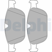 LP2140 Sada brzdových platničiek kotúčovej brzdy DELPHI