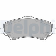 LP2143 Sada brzdových platničiek kotúčovej brzdy DELPHI