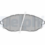 LP2183 Sada brzdových platničiek kotúčovej brzdy DELPHI