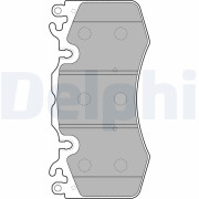 LP2187 Sada brzdových platničiek kotúčovej brzdy DELPHI