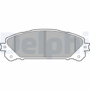 LP2201 Sada brzdových platničiek kotúčovej brzdy DELPHI
