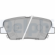 LP2202 Sada brzdových platničiek kotúčovej brzdy DELPHI