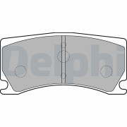 LP2217 Sada brzdových platničiek kotúčovej brzdy DELPHI