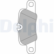 LP2237 Sada brzdových platničiek kotúčovej brzdy DELPHI