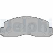 LP2243 Sada brzdových platničiek kotúčovej brzdy DELPHI