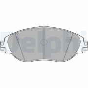 LP2250 Sada brzdových platničiek kotúčovej brzdy DELPHI