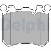 LP2287 Sada brzdových platničiek kotúčovej brzdy DELPHI