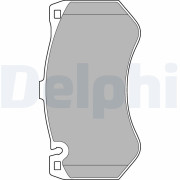 LP2290 Sada brzdových platničiek kotúčovej brzdy DELPHI