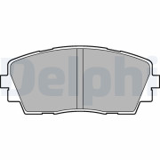 LP2296 Sada brzdových platničiek kotúčovej brzdy DELPHI
