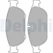 LP2301 Sada brzdových platničiek kotúčovej brzdy DELPHI