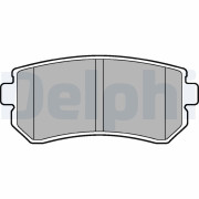 LP2303 Sada brzdových platničiek kotúčovej brzdy DELPHI