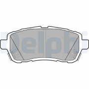 LP2306 Sada brzdových platničiek kotúčovej brzdy DELPHI