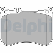 LP2445 Sada brzdových platničiek kotúčovej brzdy DELPHI