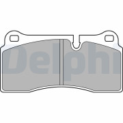 LP2448 Sada brzdových platničiek kotúčovej brzdy DELPHI