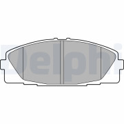 LP2473 Sada brzdových platničiek kotúčovej brzdy DELPHI