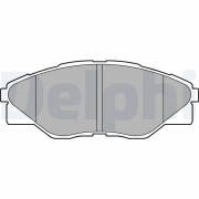 LP2496 Sada brzdových platničiek kotúčovej brzdy DELPHI