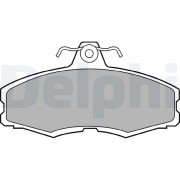 LP250 Sada brzdových platničiek kotúčovej brzdy DELPHI