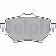 LP2505 Sada brzdových platničiek kotúčovej brzdy DELPHI