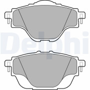 LP2509 Sada brzdových platničiek kotúčovej brzdy DELPHI