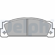 LP253 Sada brzdových platničiek kotúčovej brzdy DELPHI