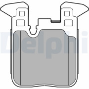 LP2660 Sada brzdových platničiek kotúčovej brzdy DELPHI